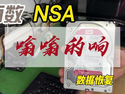 西数NAS硬盘嗡嗡的响,用普通蓝盘做配件,也能数据成功恢复! #数据恢复 #西数NAS红盘 #NSA数据恢复