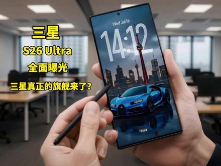 三星S26 Ultra 全面曝光|2亿像素+60W快充+16GB内存,三星真正的旗舰来了?#三星S26#三星旗舰#数码科技#手机爆料