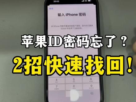 苹果ilID密码忘了?下载软件、刷机都受影响!教你手机端+官网端2种方法快速改密码,保姆级步骤一看就会~#苹果ID密码找回 #iphone使用技巧 #数码干货 #苹果手机 #南昌数码