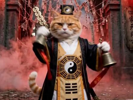 休息两天,给大家跳个舞助助兴。。。 #橘猫道长 #道长的日常生活 #复仇摇