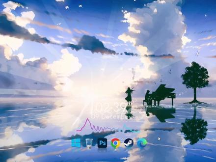 电脑壁纸这样装,颜值直接拉满! #wallpaperengine #电脑桌面美化 #电脑技巧