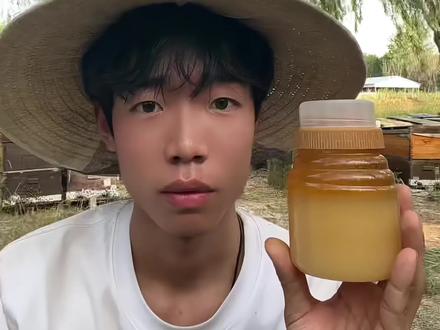 蜂蜜分层是添加了白砂糖吗#农村养蜂人 #三农 #
