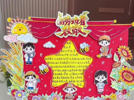 五一劳动节立体手抄报教程 五一劳动节立体手抄报模版图片打印素材教程,51劳动节主题画,劳动最光荣手抄报!#劳动节手抄报#手抄报模板 #五一劳动节手工#51劳动节手抄报