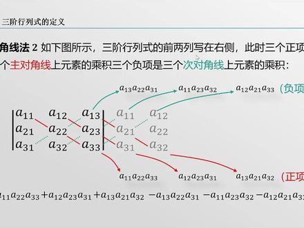 第二讲 三阶行列式及其应用