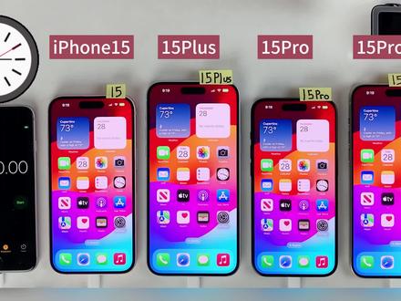 iphone15系列四款手机续航测评,谁能坚持 12 个小时?