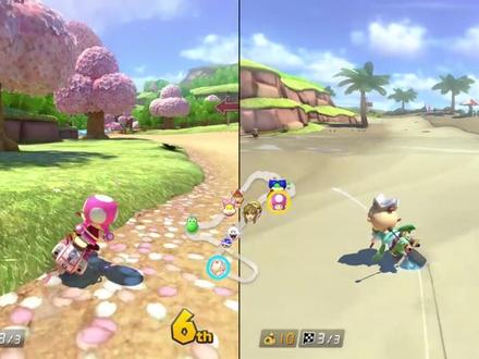 马里奥赛车8:第2期 日常开车 双人模式