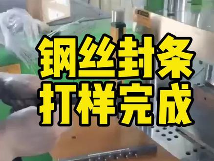 钢丝封条封签锁试模打样完#钢丝封条#封签锁#施封线#试模#打样