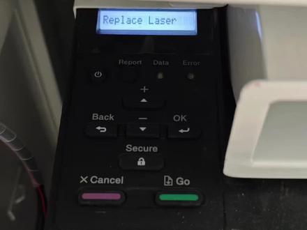 兄弟5585提示更换激光单元清零方法分享!#爱普生墨仓式打印机 #为大家拼命的打印机 #复印机租赁 #打印机维修 #办公设备