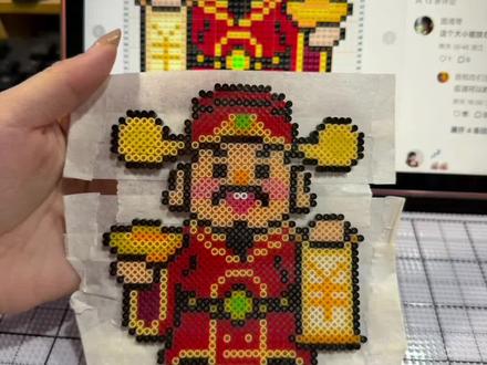 沉浸式拼豆#拼豆 #新手烫豆 #烫豆教程 #拼豆教程