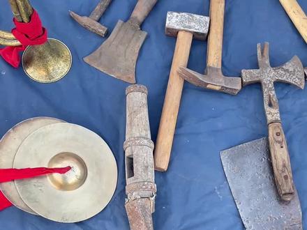 传统的木匠工具——锛子#传统工艺手工制作 #传统手艺制作