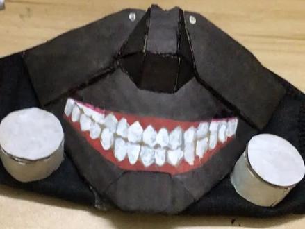 #画画 #手绘 #金木研 #手工 自制口罩