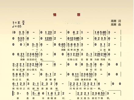 《情罪》,二胡,学习用!