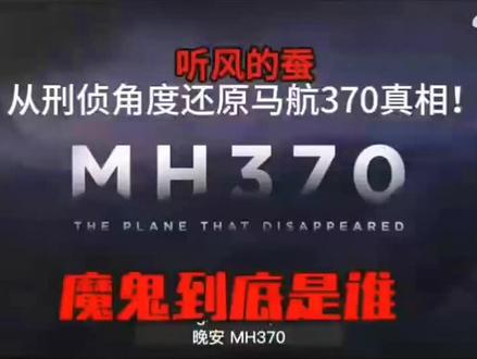听风的蚕从刑侦角度还原马航370真相!——魔鬼到底是谁!