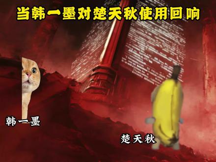 当韩一墨对楚天秋使用回响 #十日终焉 #楚天秋 #韩一墨 #猫meme #齐夏