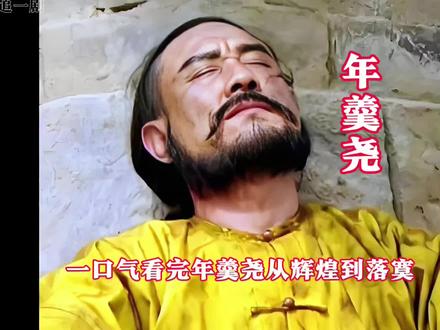 本视频耗时一个月,一口气看完年羹尧从辉煌到落幕#雍正王朝