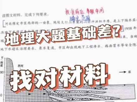 地理大题基础差?找对材料,抄出高分!
#高考地理 #高考 #广东高考 #暴力拆题法 #答题技巧