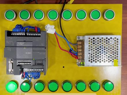 PLC跑马灯程序 #电工 #PLC