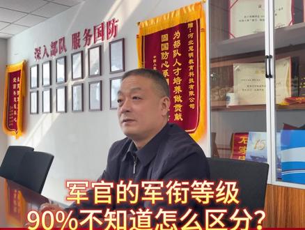 军官的军衔等级 90%不知道怎么区分?#军考 #军考资料 #军考科普
