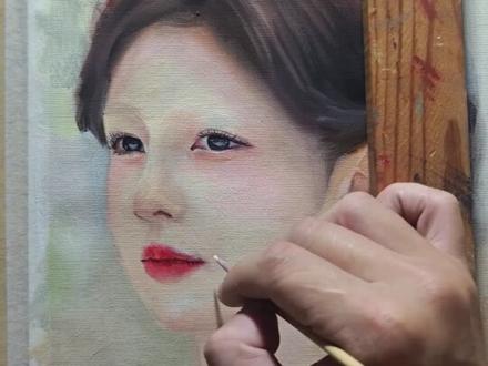 #画画 #明星 #白鹿 #手绘 挑战画100位明星之白鹿(第二张)