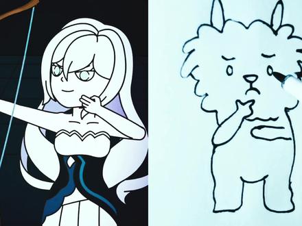 白羊羊好可爱#十二星座#哈小浪#看动画学画画#绘画