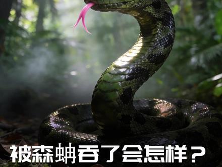 被森蚺吞了会怎样? #动物科普 #森蚺 #科普 #科普一下 #科普知识