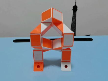 解说24段魔尺变机器人 #魔尺 #魔尺教程24节 #益智玩具