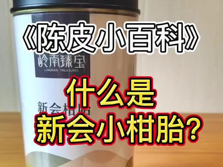 什么是新会小胎柑?#新会陈皮 #新会陈皮之乡 #新会陈皮知识分享