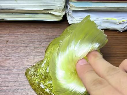 挑战跟着网友学做泥 #史莱姆 #起泡胶 #解压视频 #手工 #强烈推荐