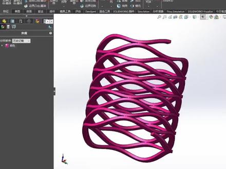 SolidWorks你见过这种弹簧吗?波形弹簧的参数方程画法#solidworks #creo #机械设计 #弹簧 @DOU+小助手