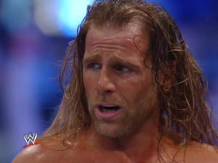 职业生涯之战,“对不起,我爱你” 下颚粉碎踢拿下! #WWE