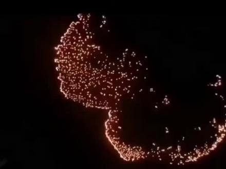 卫星上看广西看烟花,越南人初一看广西放烟花#卫星上看广西烟花#越南人初一看广西放烟花