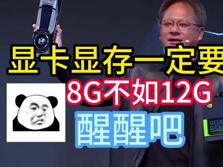 显卡一定得买大显存的!8G狗都不用!小白不要再被骗啦!#电脑 #diy电脑