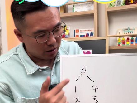 数字拆分怎么教? 数字拆分怎么教?#数学启蒙 #幼小衔接