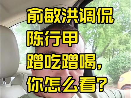 最近俞敏洪调侃陈行甲蹭吃蹭喝这事,在网上吵得沸沸扬扬。看似一句随口玩笑,实际上戳破了很多离开体制、闯社会的人,最扎心的现实。#俞敏洪 #陈行甲 #分享 #人生感悟 #口播