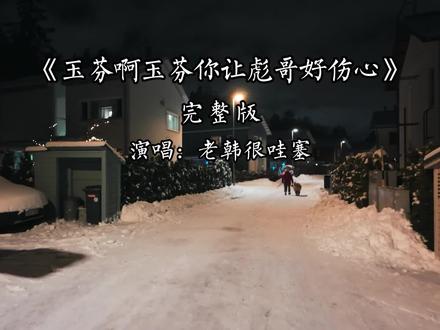 玉芬啊玉芬你让彪哥好伤心完整版-老韩很哇塞#音乐分享 #玉芬啊玉芬你让彪哥好伤心 #抖音热歌