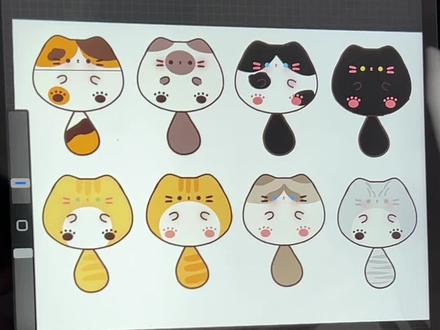 我把自己画的小猫做成捏捏啦!#捏捏乐 #解压玩具