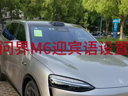问界M6迎宾语设置#问界M6#问界m6谍照 #鸿蒙智行