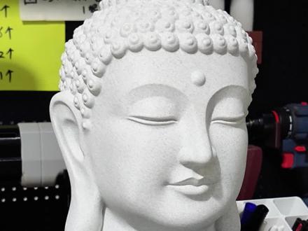 用3D打印机 打了个佛头和迪迦胸像摆件 #装饰摆件 #3d打印 #拓竹 #迪迦#inslogic
