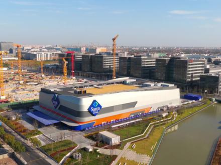 唐镇东山姆店即将登场。#航拍浦东