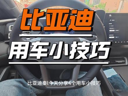 比亚迪日常用车小技巧逃生 #比亚迪 #秦L #汽车知识 #比亚迪汽车