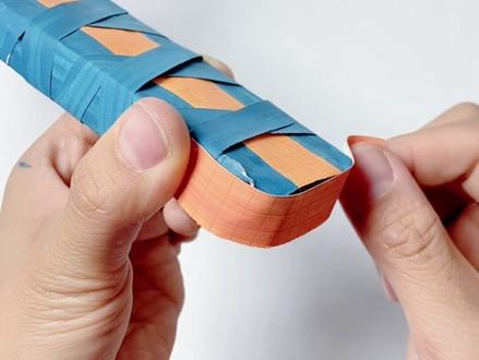 ✨一张纸做蝴蝶忍日轮刀✨手搓道具 有教程哦 下期想看谁👏会陆陆续续更新哦#简单易学的折纸教程#鬼灭之刃 #鬼灭之刃cos #蝴蝶忍 #日轮刀