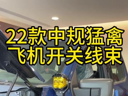 22款猛禽飞机开关线束!#福特猛禽##福特F150猛禽#22款猛禽