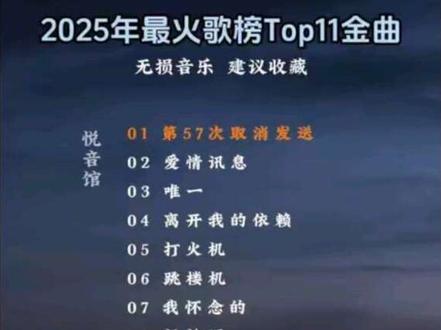 2025最火歌榜TOP11金曲#来汽水听宝藏歌单#抖音合集升级计划#音乐种草计划 #我的2025年度之歌#热门音乐🔥 @孤舟视听 #抖音合集升级计划