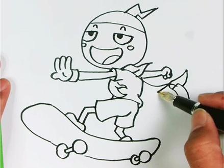 米小圈!你学会了吗?#蔡余玲老师艺术课 #简笔画 #一起学画画