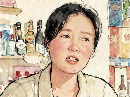 #歌曲风喝了一口人间酒 老板宴请了童年的自己#画一个故事 #插画 #感动瞬间 #感人