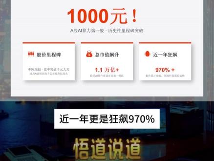 0512:万亿龙头,A股史上第十只千元股! #中际旭创 #千元股 #光通信 #光模块 #CPO