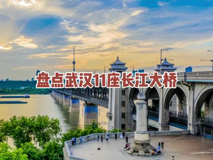盘点武汉11座长江大桥#武汉长江大桥 #武汉鹦鹉洲长江大桥 #武汉打卡推荐