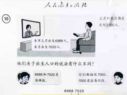 人教版数学二年级下册56页近似数讲解#二年级数学课本讲解#二年级#小学数学#小学二年级数学
