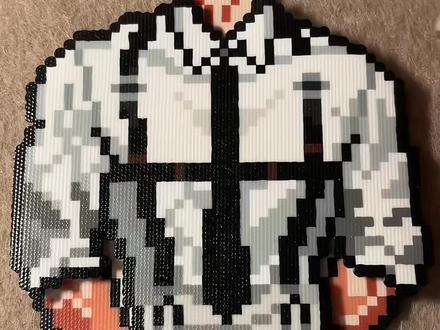 拼豆变装!#拼豆 图源作者:@宋沐橙