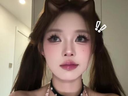 来惹~学吧孩子们 #眼妆教程 #小猫眼线 #小野猫妆#唯资眼线胶笔